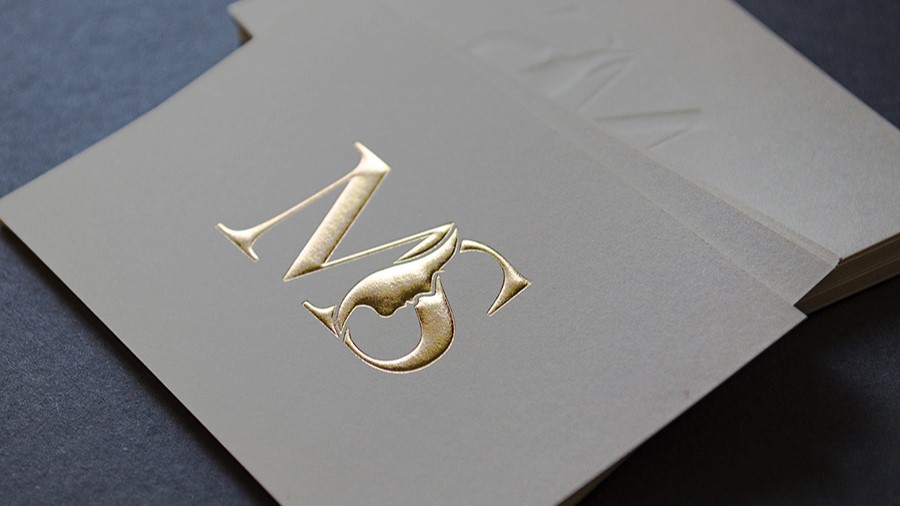 Digital Embossed Foil Printing Sample 1